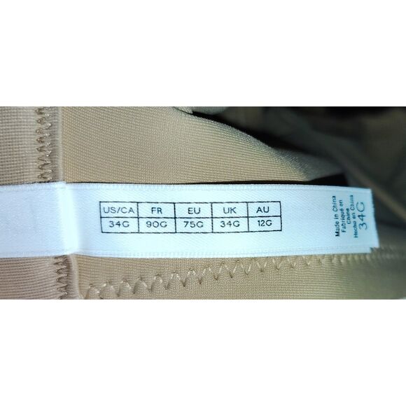NWT Le Mystère Safari Unlined Size 34G Bra In Sahara Underwire Curvy Plus Size - Picture 6 of 8